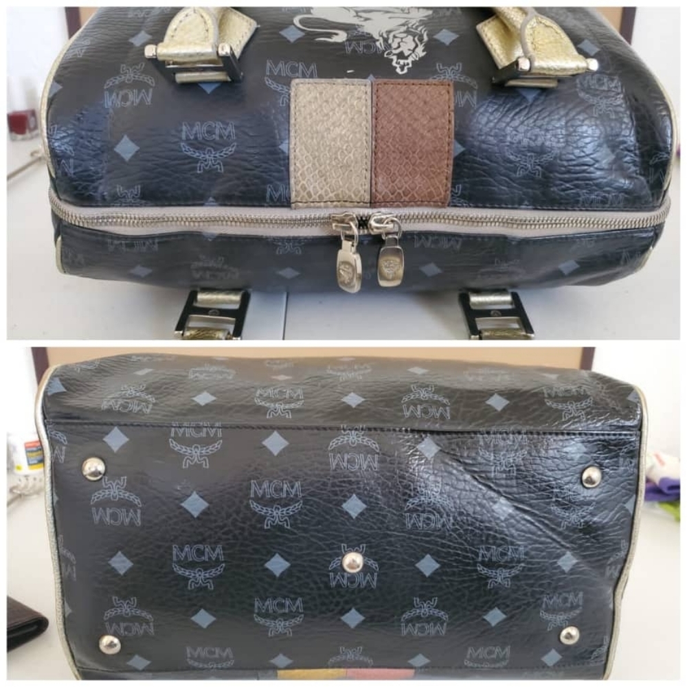 MCM LION Princess BOSTON Bag & Wallet - Picture 7 of 13